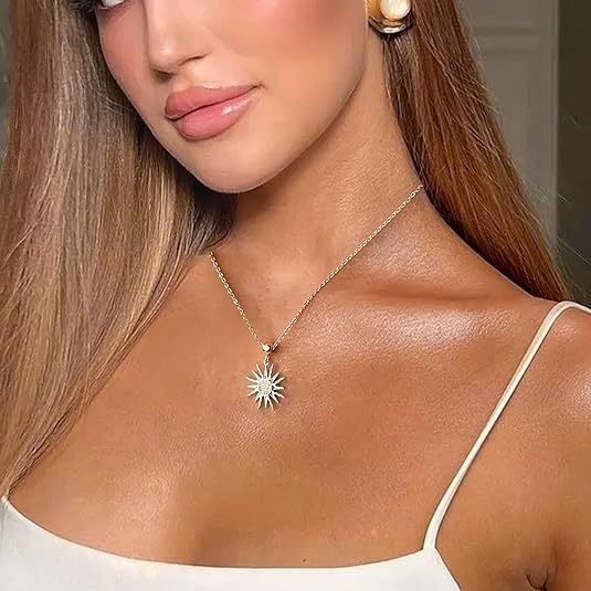 Source manufacturer fashiontrendydir jewelry accessories 14k gold color-preserving diamond necklace pendant pendant diamond heart-shaped