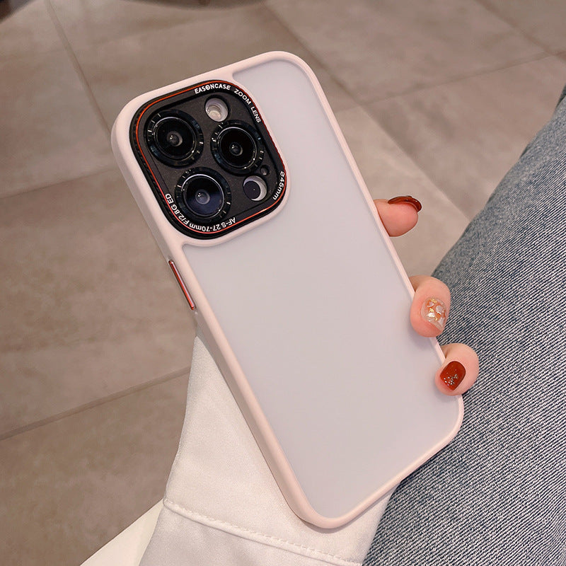 New skin-feeling matte suitable for apple 17 mobile phone case iphone14 leica metal lens ring 16 all-inclusive sheath
