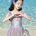 Baby swimsuit for girls, new style, mermaid princess style, colorful swimsuit, children's hot spring vacation swimsuit