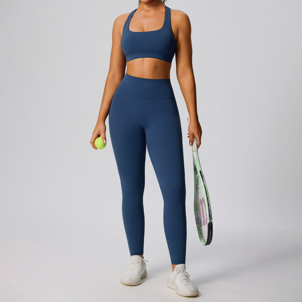 Amazon women's two-piece activewear set: high-waisted, butt-lifting, compression workout outfit - quick-dry, breathable yoga set
