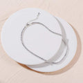 Fashionable, lightweight luxury, versatile single/double row rhinestone claw chain gold/silver bracelet and necklace set - wholesale for us and european cross-border e-commerce