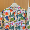Kids' fall  new collection: 100% cotton long-sleeve shirt - casual lightweight shirt jacket for toddlers and young children with fun cartoon prints