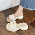 hot-selling 2026 new women's slippers, summer outdoor wear, thick-soled, non-slip, fashionable and versatile sandals, women's export