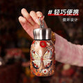 National style mushroom cup little fat stainless steel thermos cup compact mini flap pocket pants cup portable thermos cup wholesale personalized