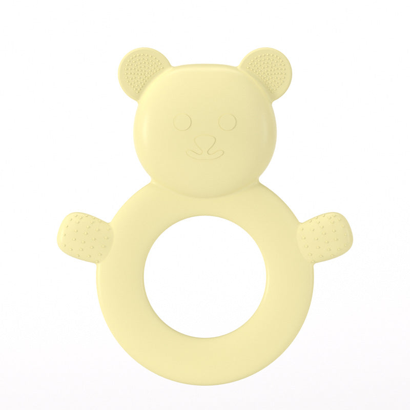 Baby silicone toothpaste children's tooth grinder baby teething period soothing toy anti-eating hand molar stick biting music