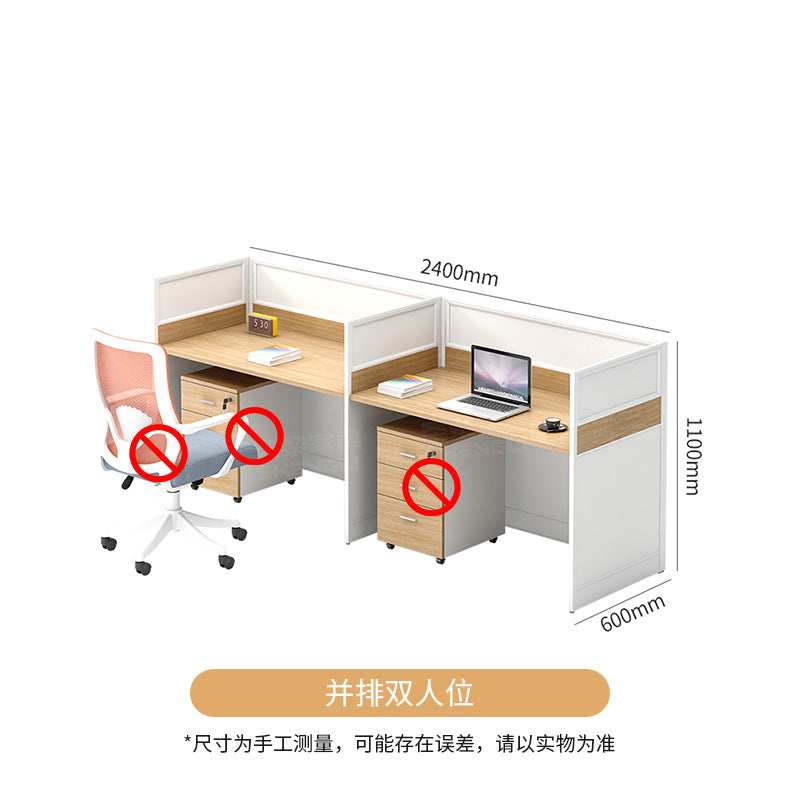 Saint li office desk set - minimalist executive computer desk, chair, partition, booth, and workstation