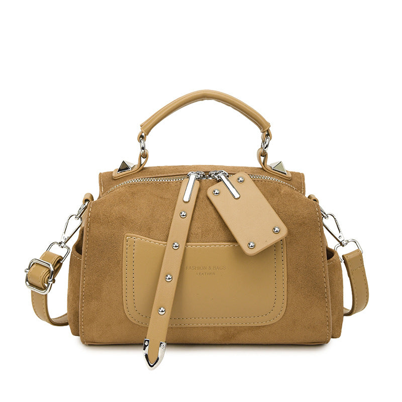 Autumn winterfall and winternew arrival boston pillow bag fashion stitching easiest for matchniche style shoulder bag big bag