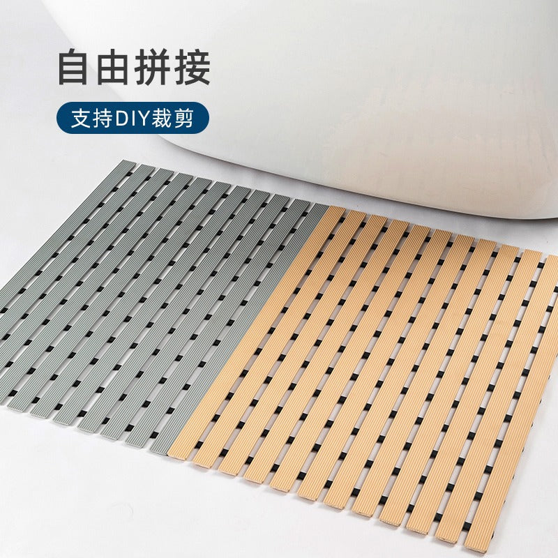 Bathroom non-slip floor mat, bathroom bath, shower room, bathtub special foot mat, for home anti-fall cut out water-proof mat