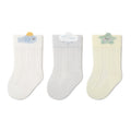 Babylon baby mid-calf socks combed cotton mesh cartoon kids socks spring and summer new arrival loose mouth anti-mosquito socks category a