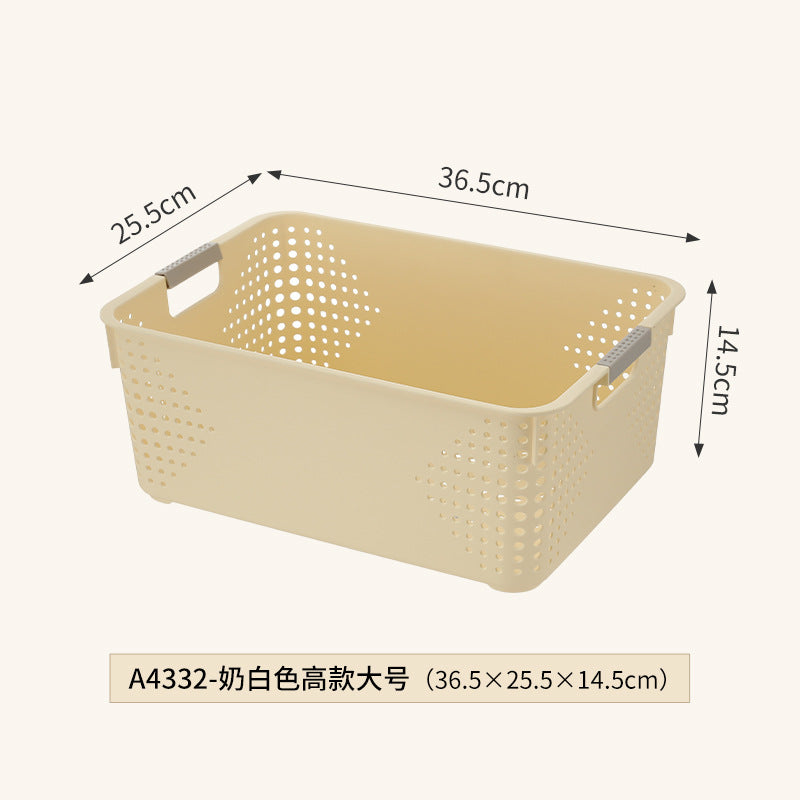 Wholesale desktop storage basket sundries storage box storage basket rectangular snack toy storage basket finishing box