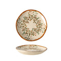 Hand-painted, rustic-style ceramic dessert plates – creative and unique petal-shaped ceramic breakfast dishes for pastries and snacks