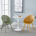 Scandinaviancasual plastic chair thickened dining chair for homeins backrest stool outdoor popularcasual creative cafe
