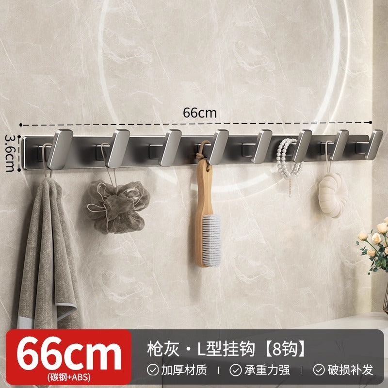 No punching clothes hook, door rear clothes hanger, wall-mounted door entrance, coat cabinet hook, strong row hook