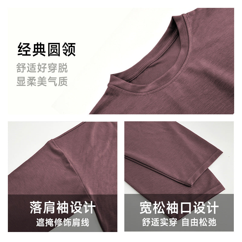 fashionin stock  new arrival middle east women's topslooseoutwearfashionlong sleeves t-shirt