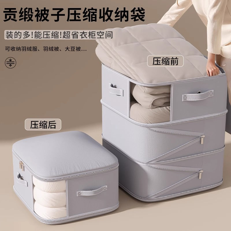 Quilt storage bag, down jacket quilt silk quilt special compression bag, winter season clothes quilt finishing bag