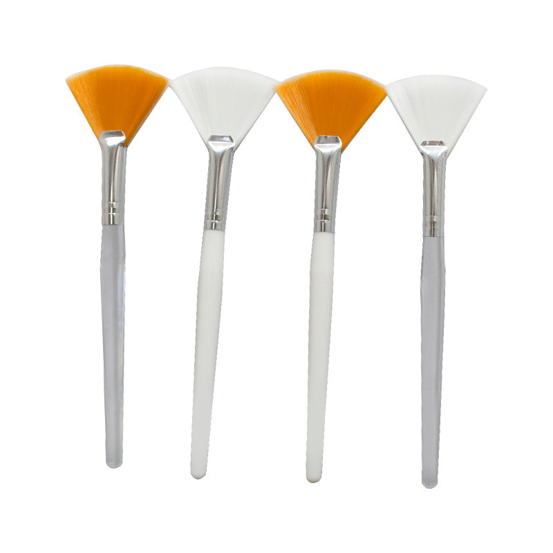 Beauty tools fan-shaped brush fruit acid brush makeup brush beauty mask brush modification essence brush single bag wholesale