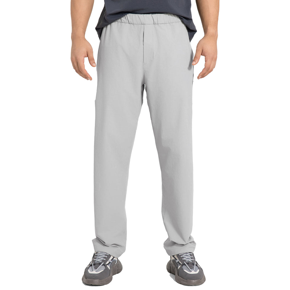 Spring/summer men's casual commute versatile straight-leg pants - loose fit, slimming, quick-drying, breathable, athletic long pants - dmk007