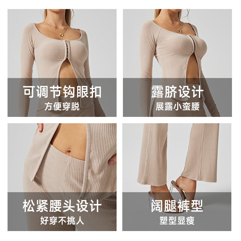 plaid stretch yoga clothes easiest for match royal sister eleganthigh waist silmlongcasual sweatpants for women fall and winter