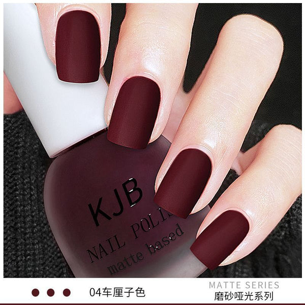 2024 autumn new matte nail polish matte matte surface quick drying nail polish no baking can not be peeled white color women