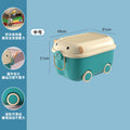 Kids toy storage box cute large capacity storage box plastic for home storage box baby clothes snack storage