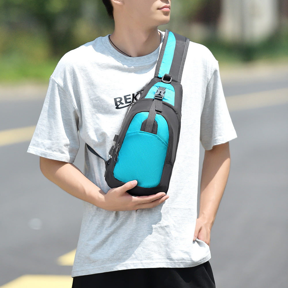 Men's messenger bag simple trendy cool wholesale hair shoulder bag leisure travel portable business commuter messenger bag men