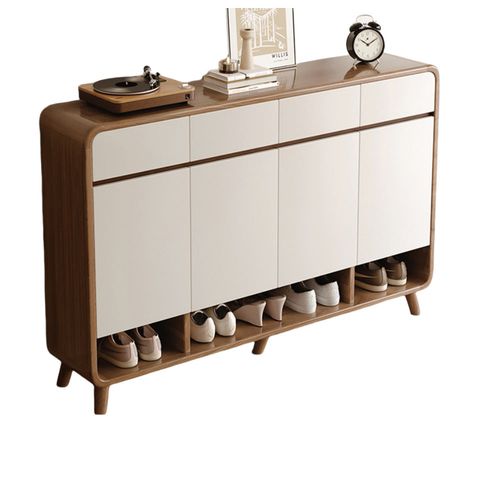 Large capacity shoe cabinet for home use - entryway, hallway, and outdoor console table all-in-one storage - new shoe rack