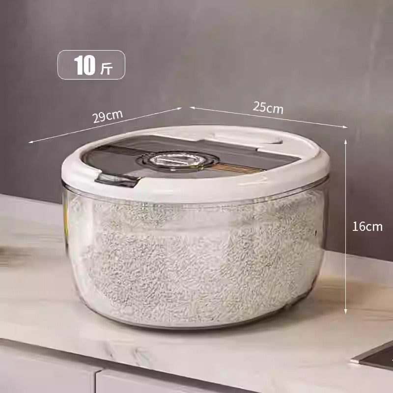Rice bucket household insect-proof moisture-proof sealed bucket rice bucket rice flour storage tank container large capacity rice bucket box