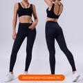 Autumn new eco-friendly biodegradable activewear yoga set - slimming, beautiful back, women's fitness top and bottom set