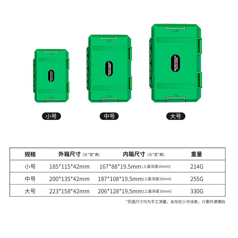 Sealed waterproof parts accessories tool storage box small precision instrument equipment safety protection box