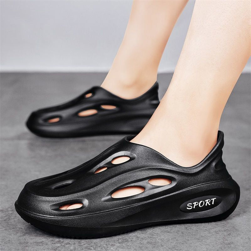 Coconut hole shoes men's summeroutweareva toe cap slippers outdoor casual sports beach sandals men's slippers