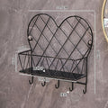 Black heart - hook rack