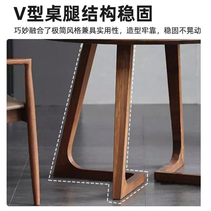 Solid wood coffee table living room home casual tea table leisure negotiation table and chair combination business reception table small round table dining table