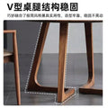 Solid wood coffee table living room home casual tea table leisure negotiation table and chair combination business reception table small round table dining table