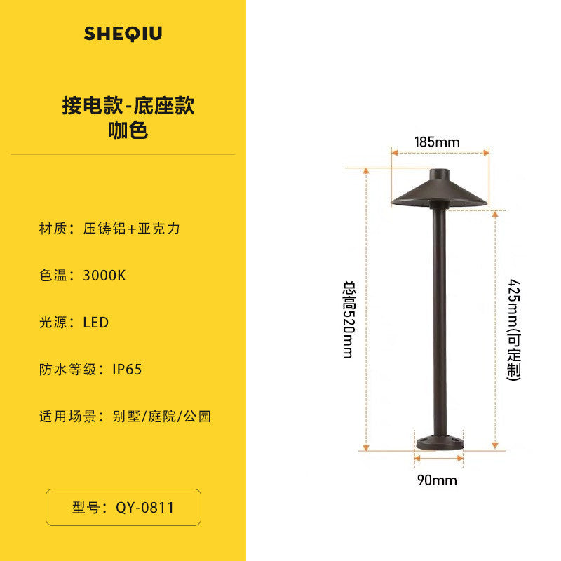 Outdoor solar ground lights - waterproof patio lights for villas, lawns, gardens, and home stays - decorative yard lighting