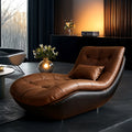 2025 new vintage-inspired lazy lounger: black fiberglass tatami designer sofa - trending online, perfect for afternoon naps and ultimate comfort