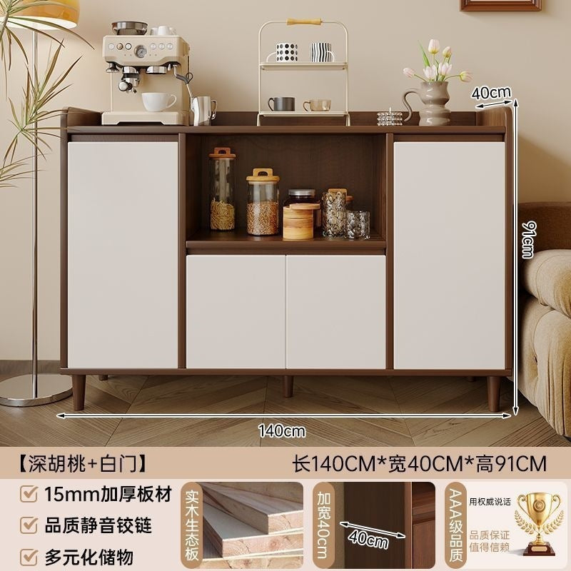 Sideboard storage cabinet, wall-mounted integrated cabinet, for home wall-mounted tea cabinet, coffee cabinet, living room locker, meal preparation cabinet