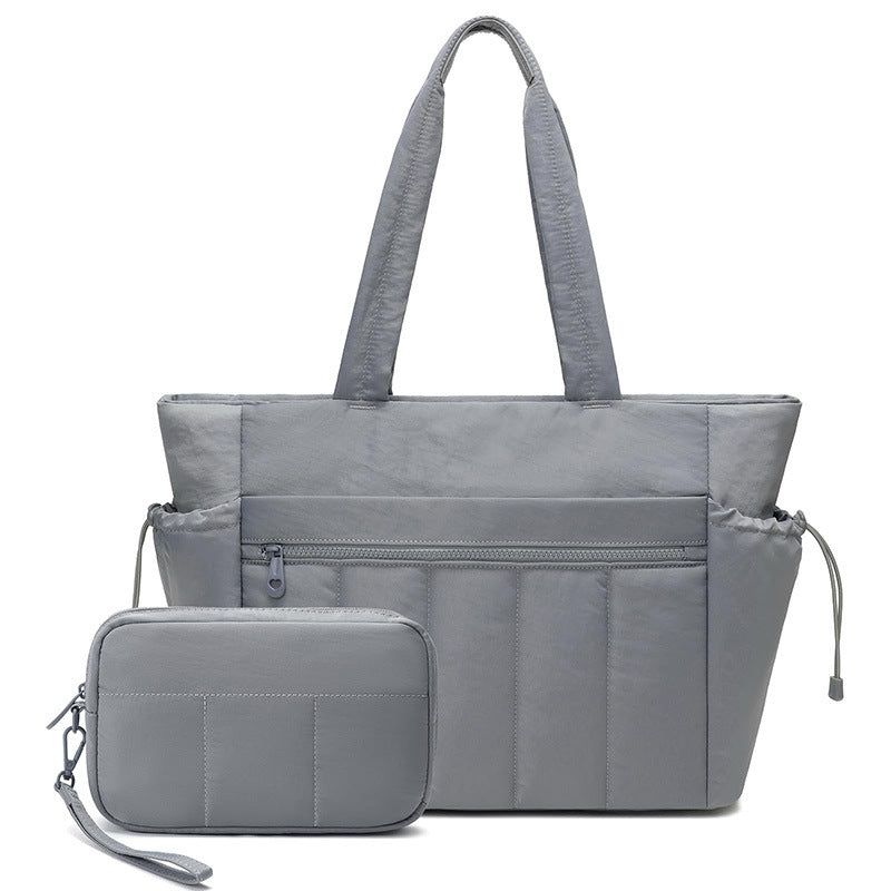 New Tote Bag Women's Handbag Lightweight Portable Travel Bag Quilted Shoulder Bag Casual Handbag