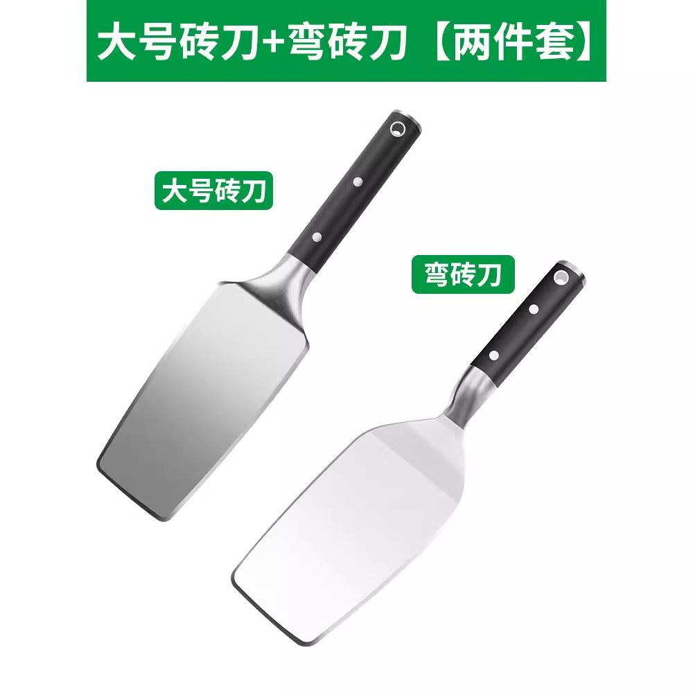 Baolian stainless steel brick knife, all-steel tile knife, bricklaying, wall trowel, bricklayer, all-in-one special bricklaying, mortar knife, mason