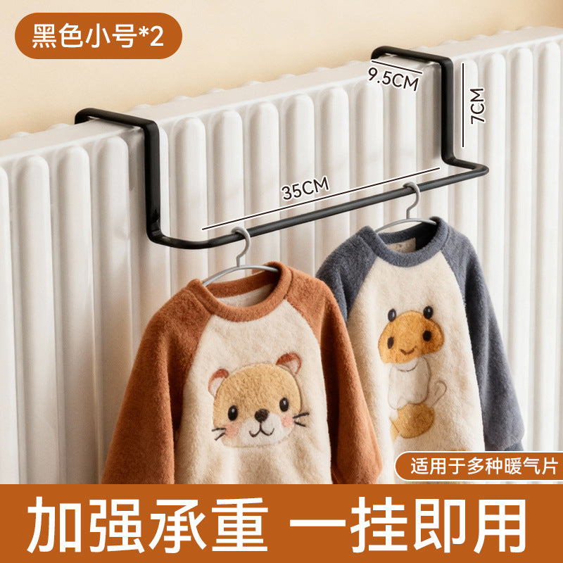 Radiator clothes drying rack, radiator pipe hook, clothes drying rack, clothes drying rack, special cross-border storage rack