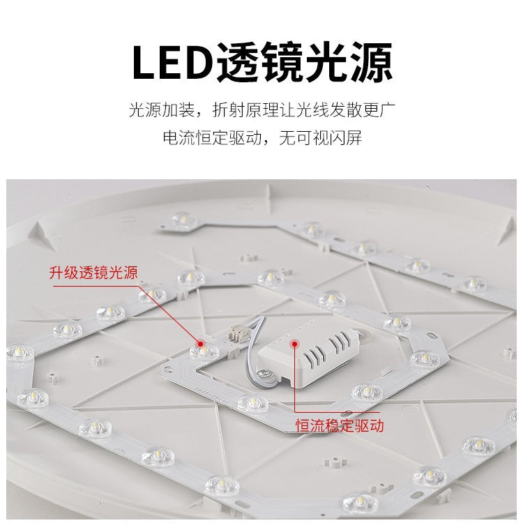 Three-proof ceiling light balcony bathroom bathroom toilet waterproof kitchen ultra-thin bedroom aisle corridor Zhongshan lamps