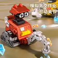 Douyin's same style children's push engineering vehicle car is resistant to falling and boys' inertia lunar exploration team baby car model to play with