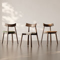 Italian solid wood dining chair scandinavian hotel restaurant chair accessible luxury modern casualfor home back chair stool paddle chair