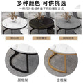 New rock slab nesting coffee table set - modern minimalist luxury living room table for small spaces - trending coffee table