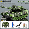 Kids' remote control tank toy - armored crawler model car with shooting cannon - electric vehicle - perfect birthday gift for boys