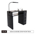 New arrival marble widened 45 porcelain surface manicure table and chair suit economical single and double multi-functional odor-free carbon steel paint