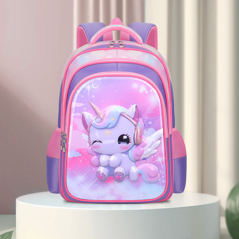 New arrival: elementary school backpack for grades 3-6 - cartoon design, lightweight, cute, and ready to ship!