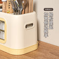 Seasoning box combination suitfor home knife holder kitchen supplies seasoning storage rack all-in-one multi-grid multifunctional storage box