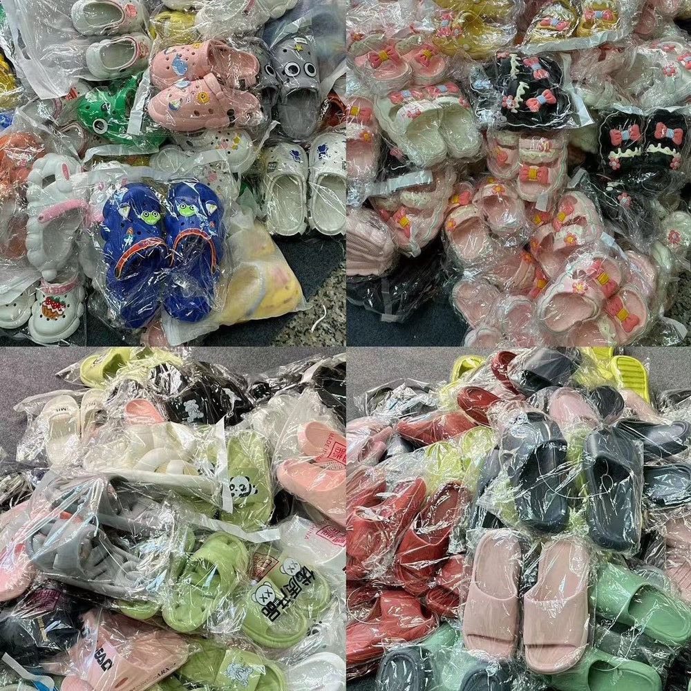 New arrivalcute cartoon slippers eva women's home thick sole shit feeling summeroutwear non-slip sandals women's slippers