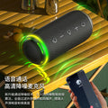 2026 new outdoor portable bluetooth speaker - wireless waterproof sound system with colorful ambient lighting and powerful bass