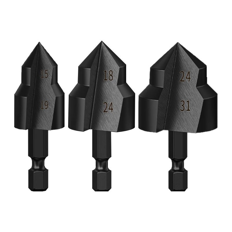 Baolian punch hexagonal shank PPR lifting drill bit water pipe reaming drill 20/25/32 ladder drill inner wire drill bit